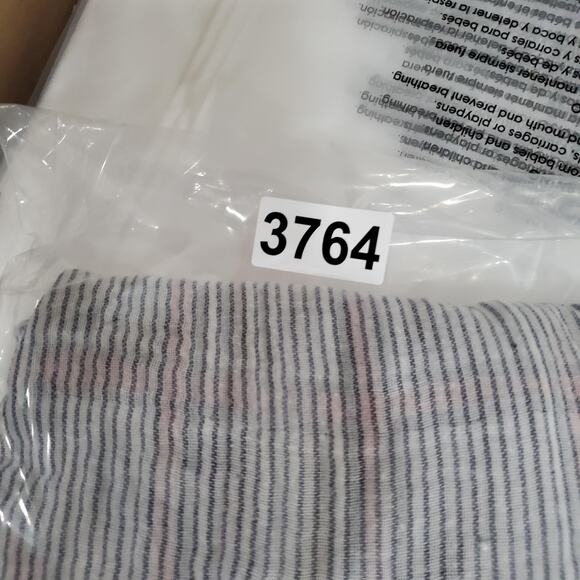 Faherty Shirt Womens XS Gray Red Stripe Short Sleeve Collared Popover Henley - Picture 8 of 8